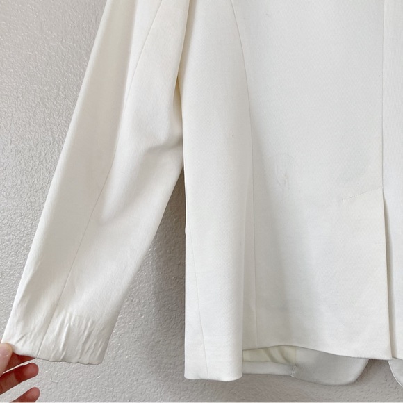 Tibi Tuxedo Jacket with Leather Lapels - Picture 6 of 13